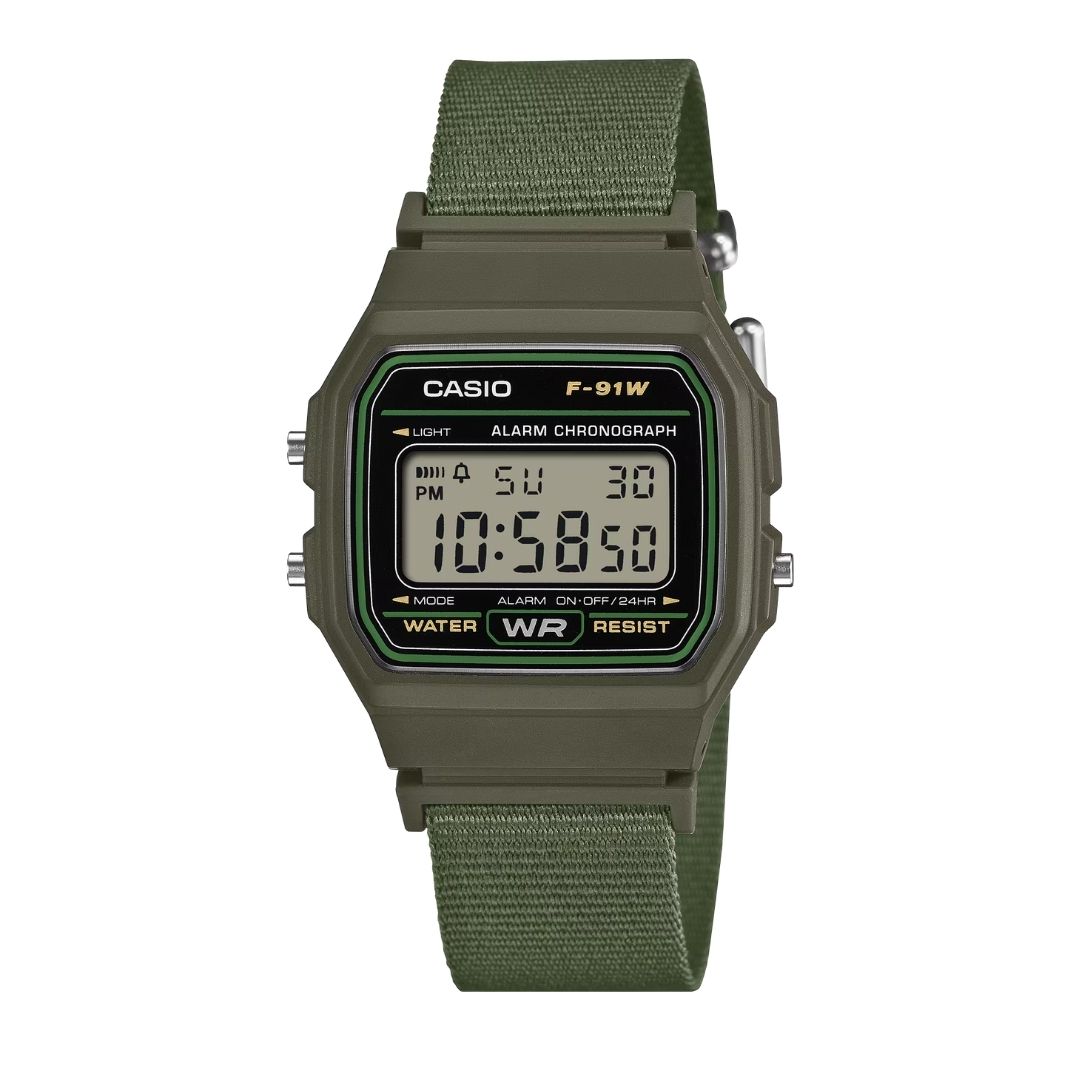 CASIO, DIGITAL (F-91WF-3ADF)