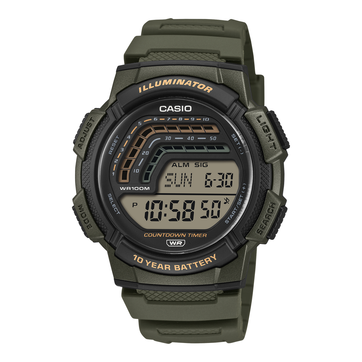 CASIO, DIGITAL (WS-1800-3AV)
